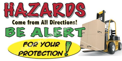 Workplace Hazards industrial safety banner