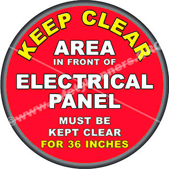 Safety Floor Sticker industrial use item 6330