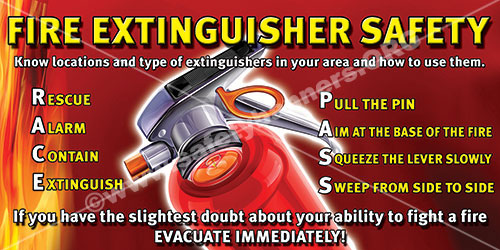 workplace fire safety workplace safety banner item 1135