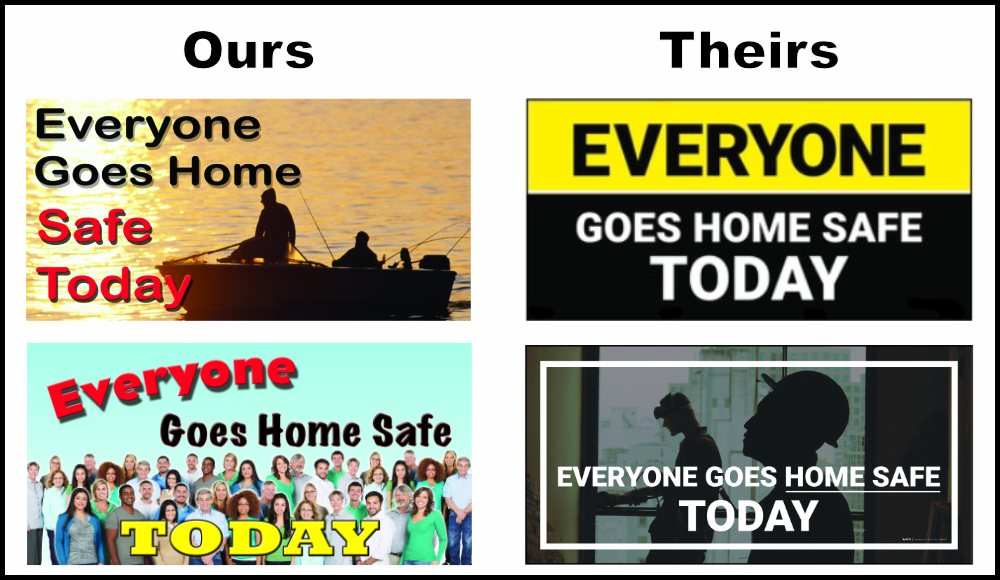 safety banners comparison page #2