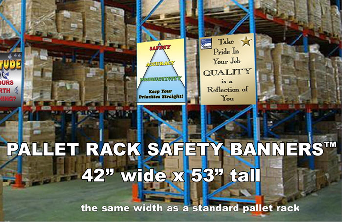 Pallet Rack Safety Banners