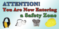safety banners product number 1256