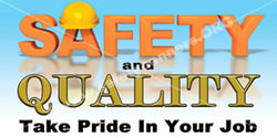 Many safety banners images